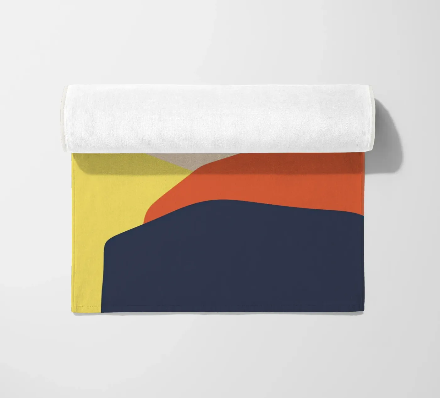 Rolling Hills beach towel by Rose Beck Art
