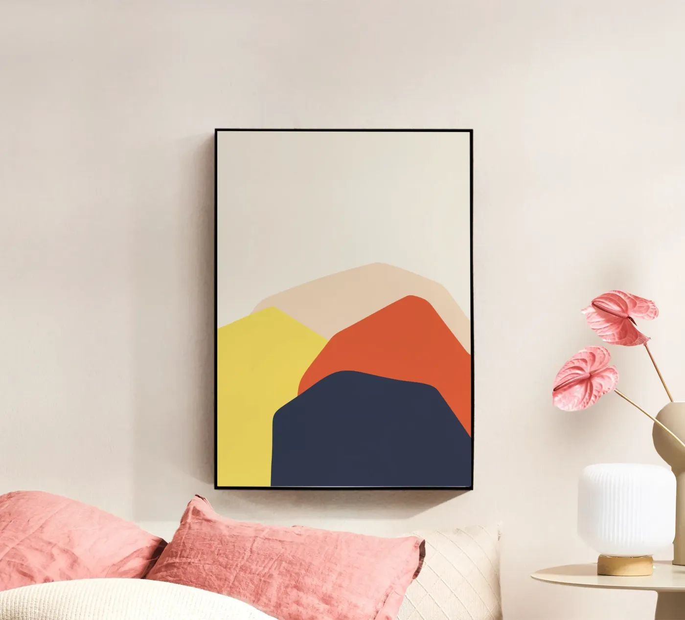 Rolling Hills Acryl-Glas von Rose Beck Art