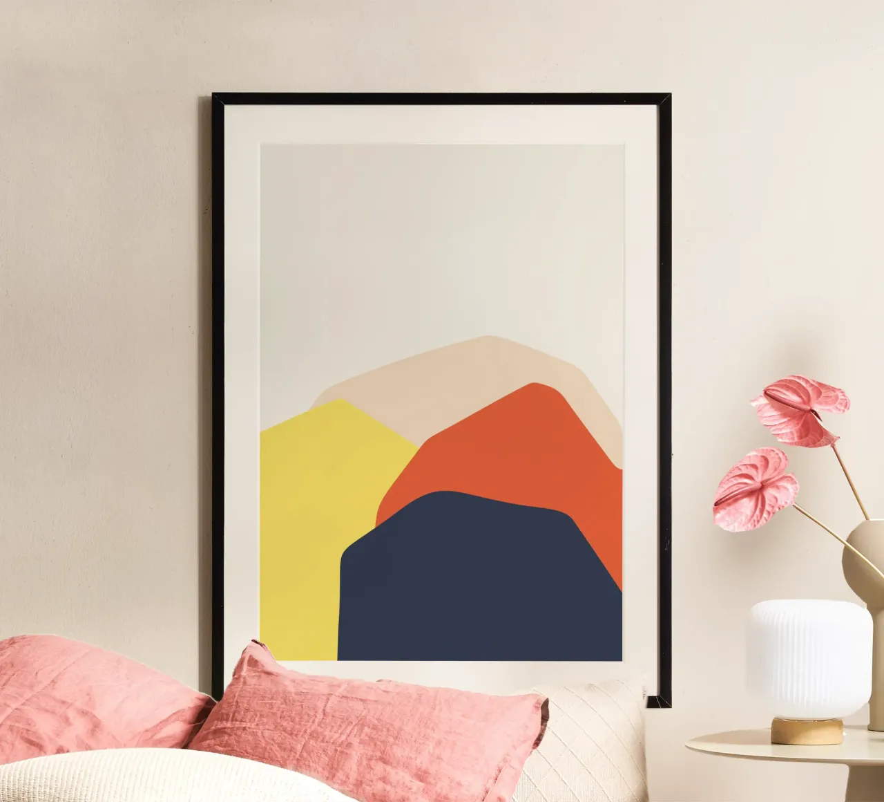 Rolling Hills poster da Rose Beck Art