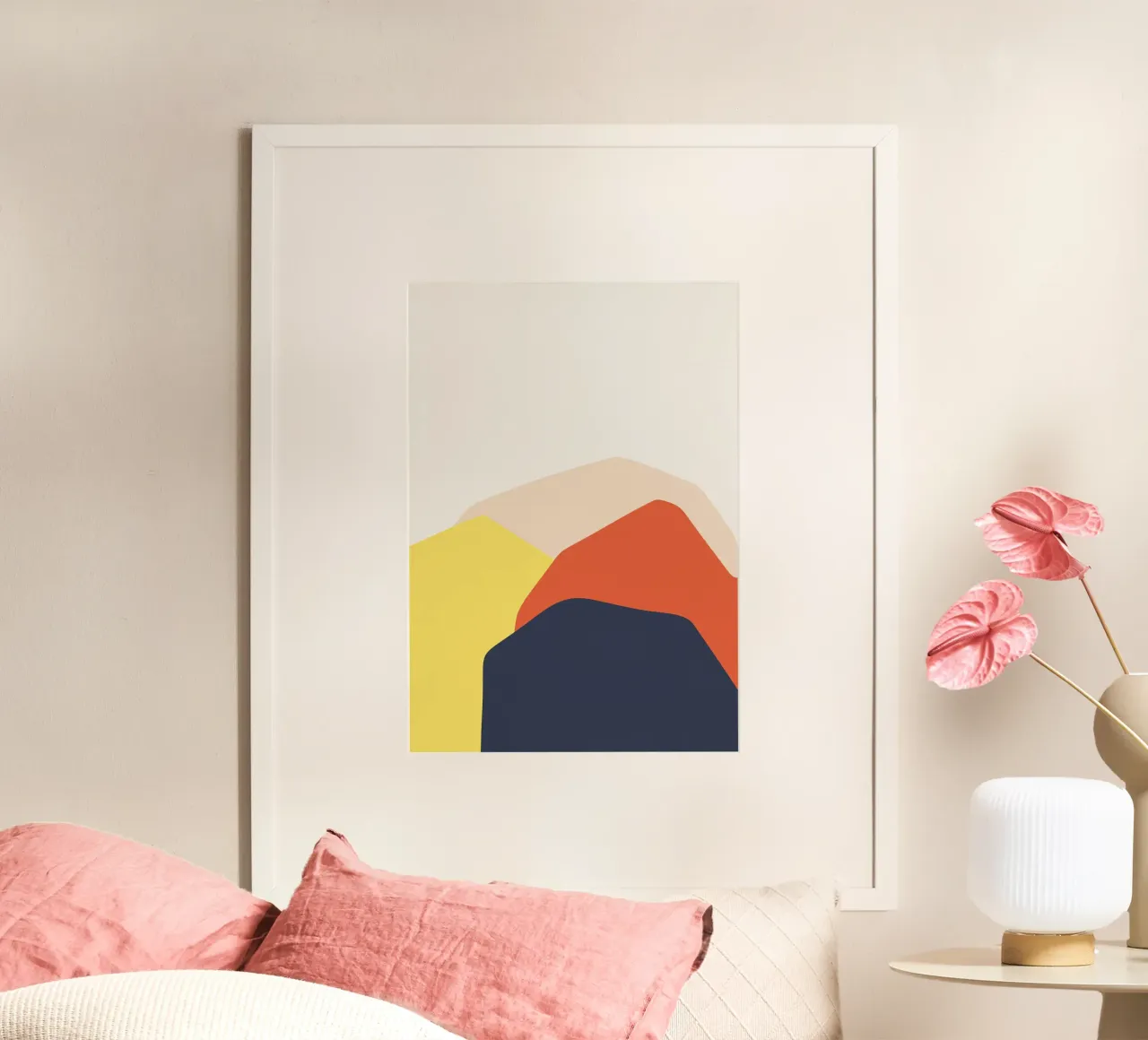 Rolling Hills poster da Rose Beck Art