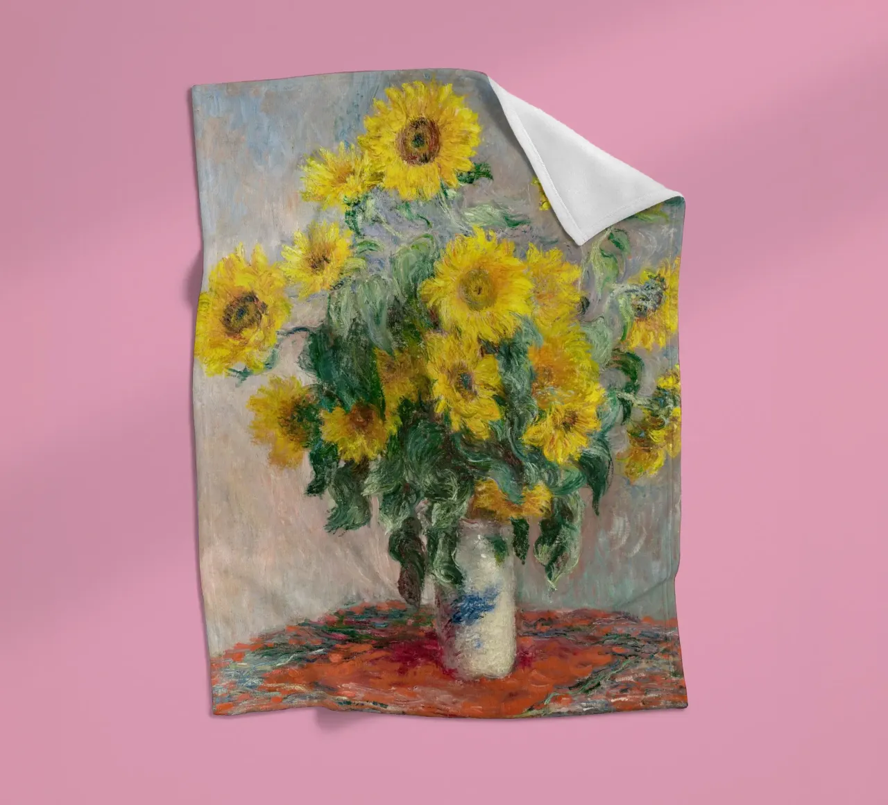 Bouquet di girasoli (1881) di Claude Monet coperta in pile da Monet Art Prints