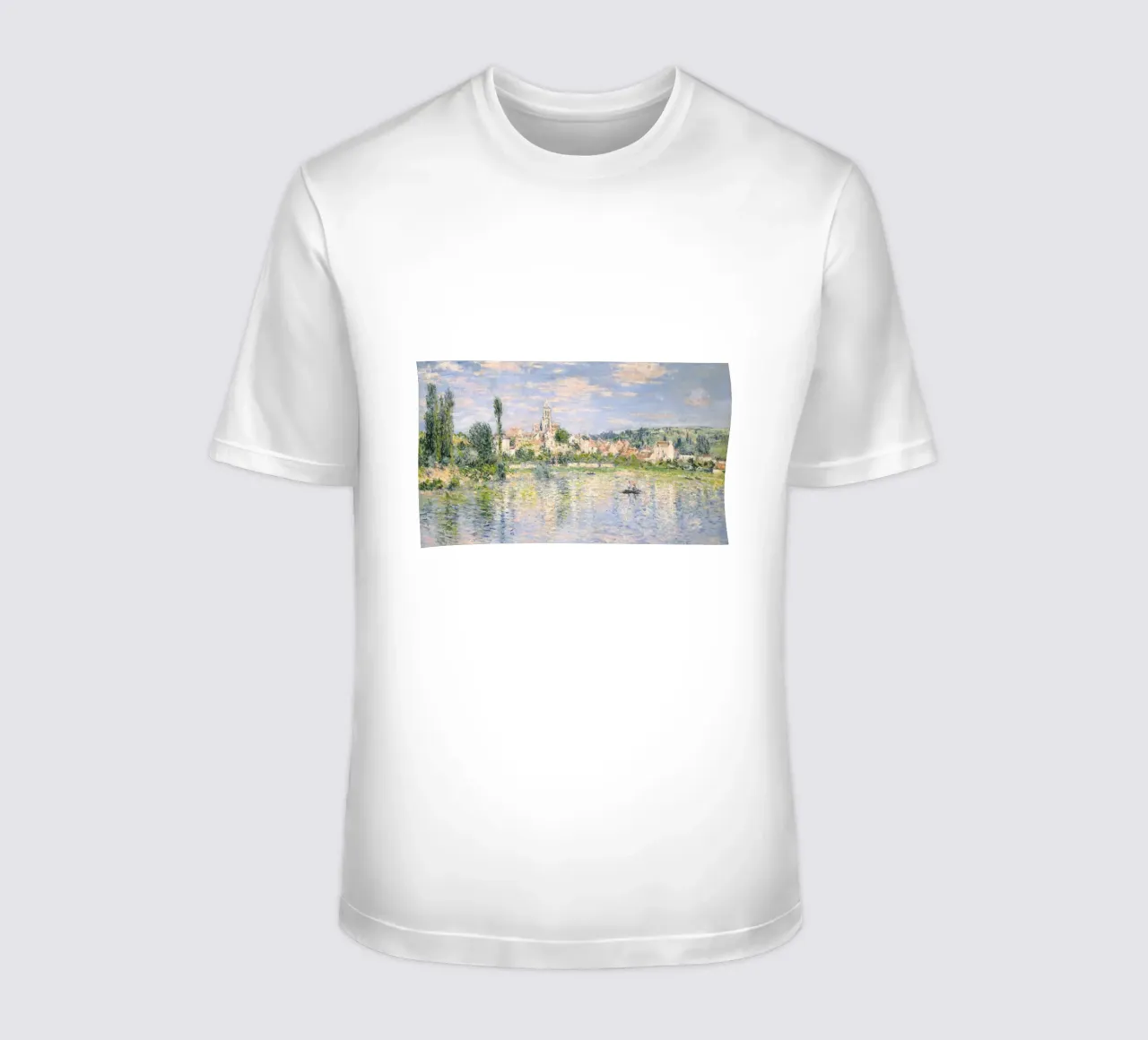 Vétheuil in Summer (1880) by Claude Monet t-shirt by Monet Art Prints