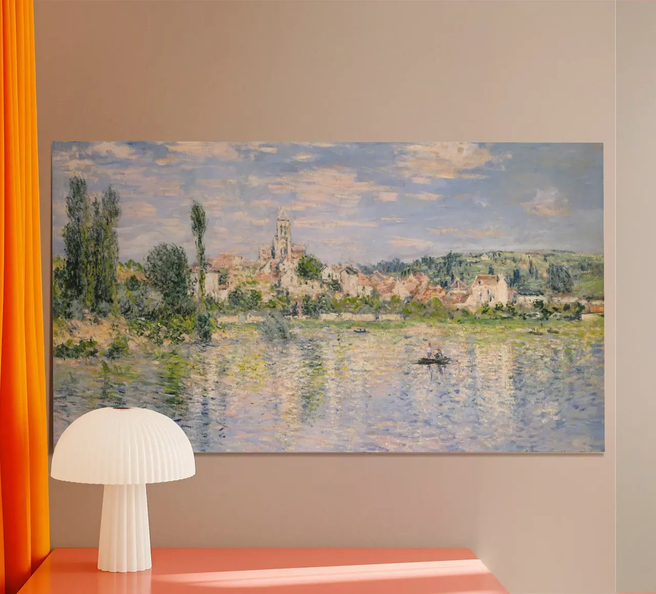 Vétheuil in Summer (1880) by Claude Monet poster by Monet Art Prints