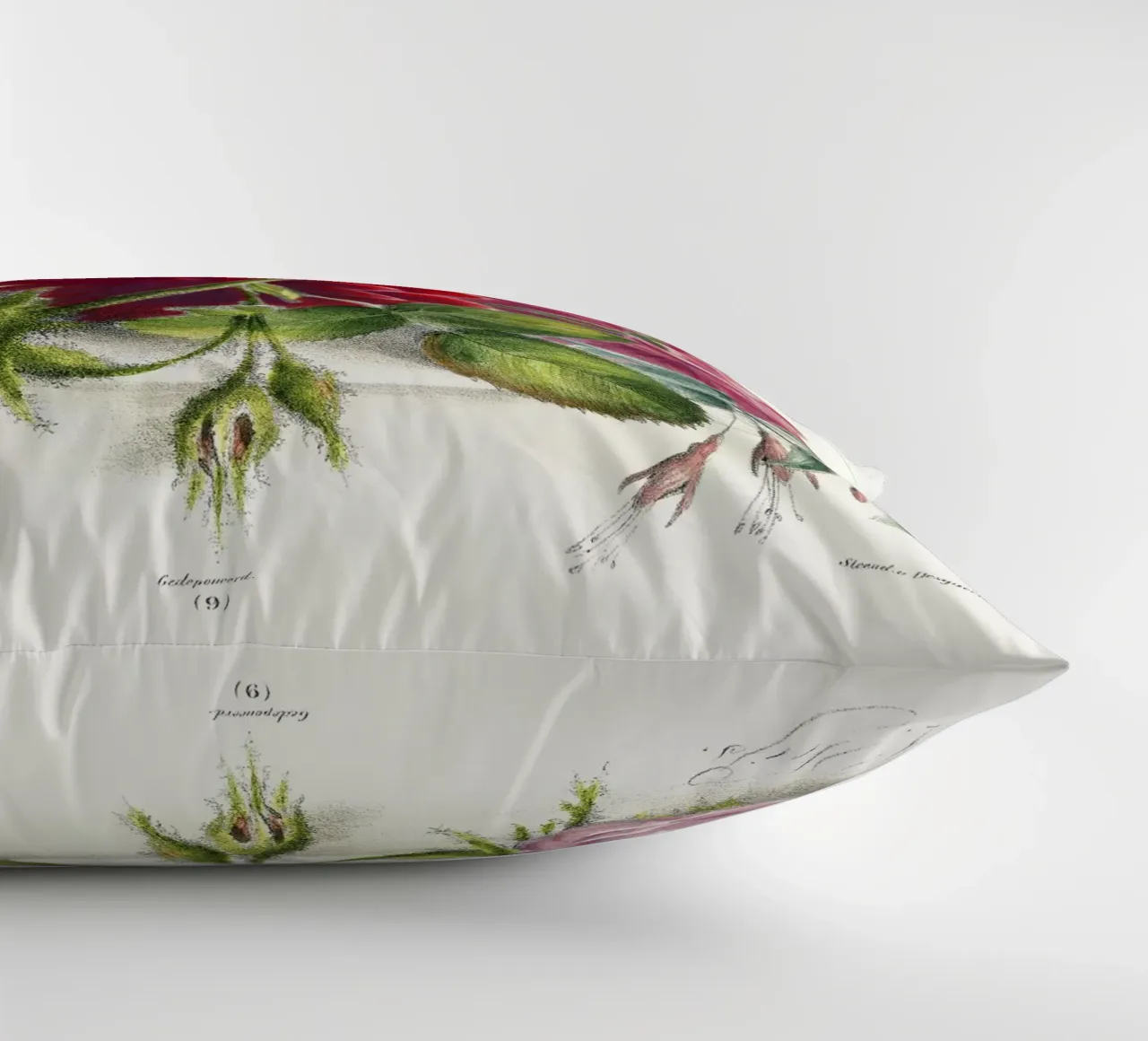 Natura morta colorata di fiori (1850) cuscino da Venus Art