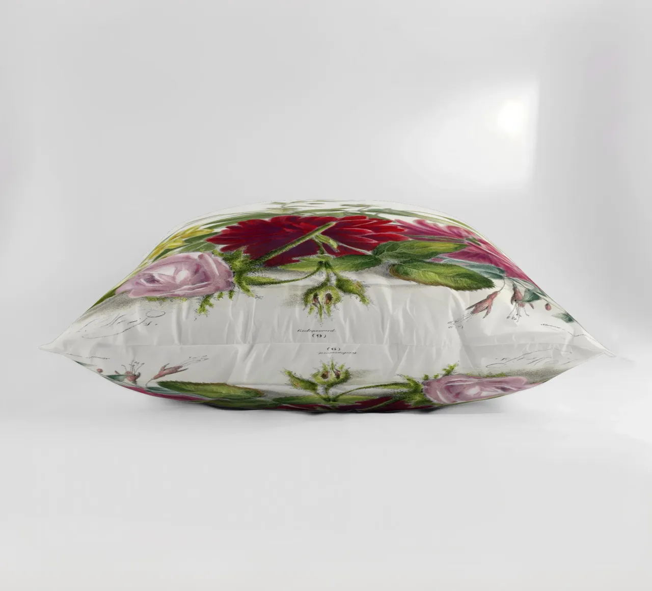 Natura morta colorata di fiori (1850) cuscino da Venus Art