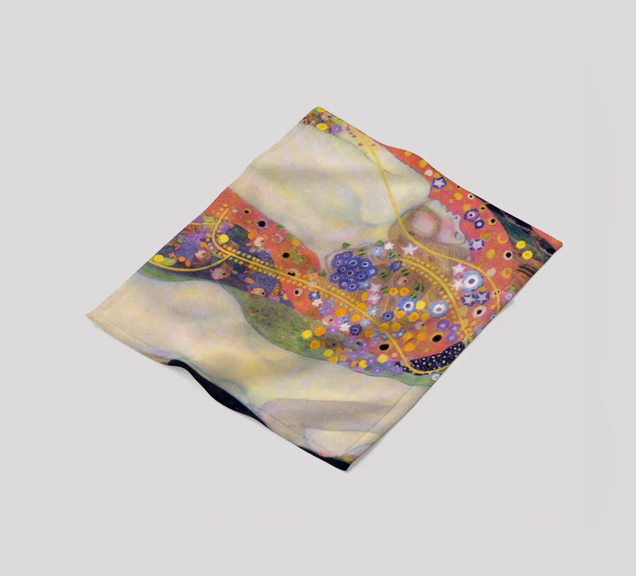 Serpenti d'acqua II (1907) di Gustav Klimt coperta in pile da Classic Art Prints