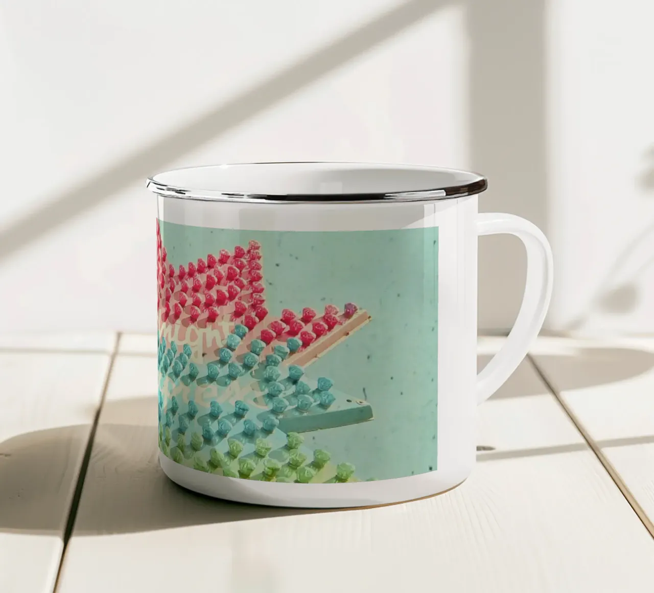 Espresso di mezzanotte tazza in smalto da Cassia Beck Photography