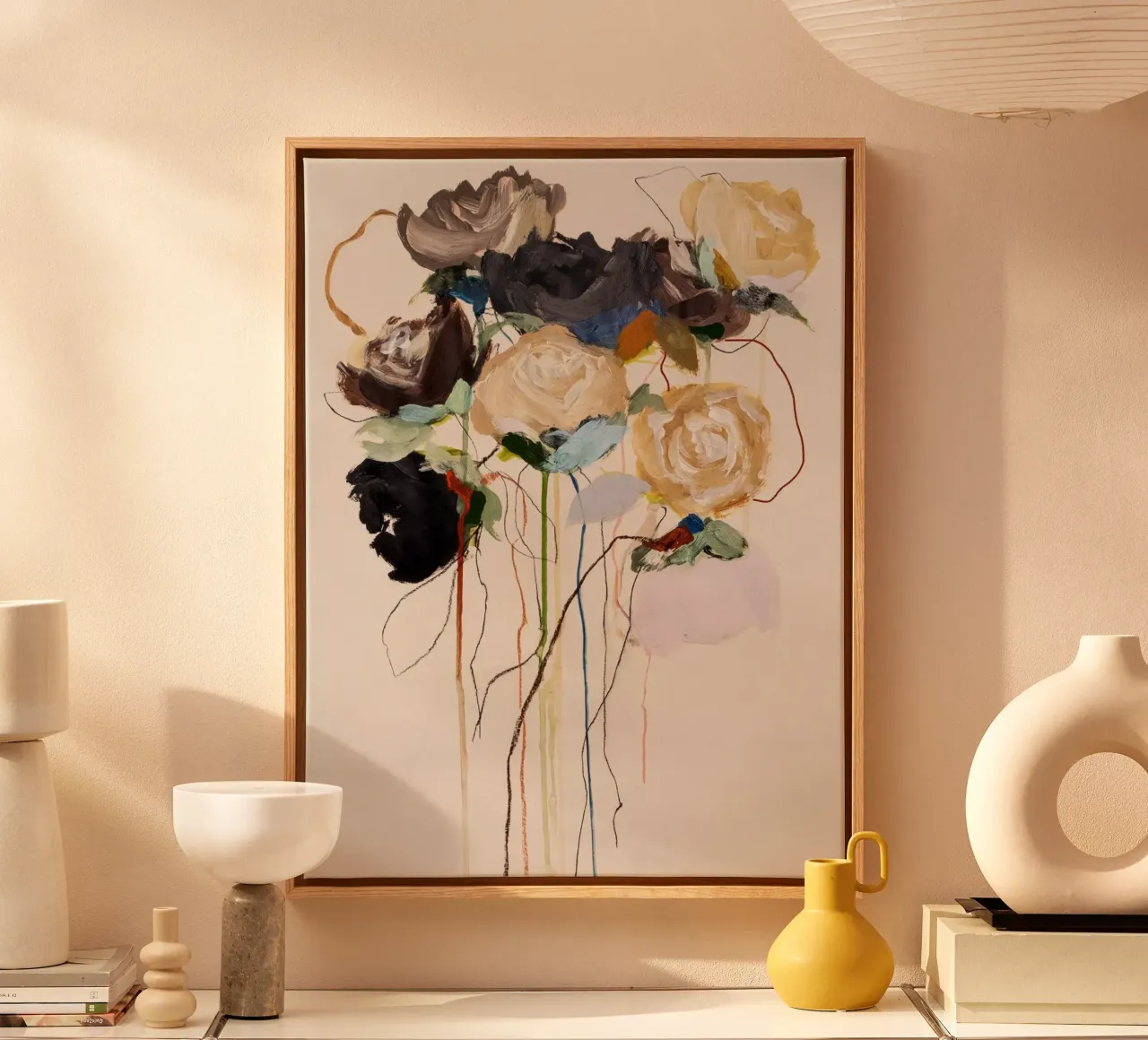 Bloom Series - Lullaby tela con Cornice a cassetta da Leigh Viner
