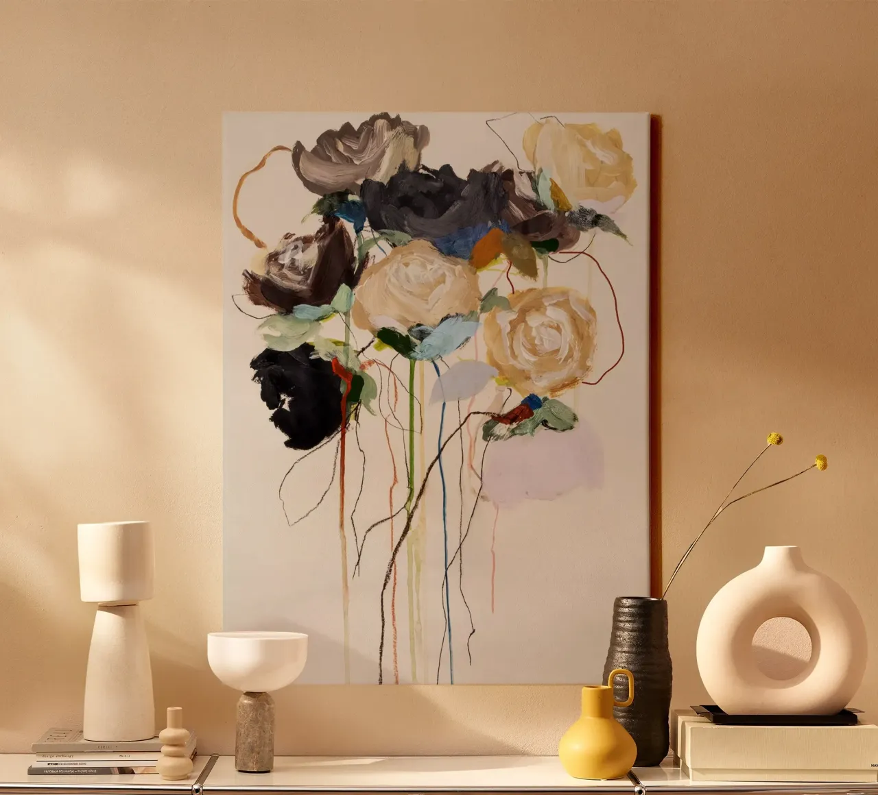 Bloom Series - Lullaby tela con Cornice a cassetta da Leigh Viner