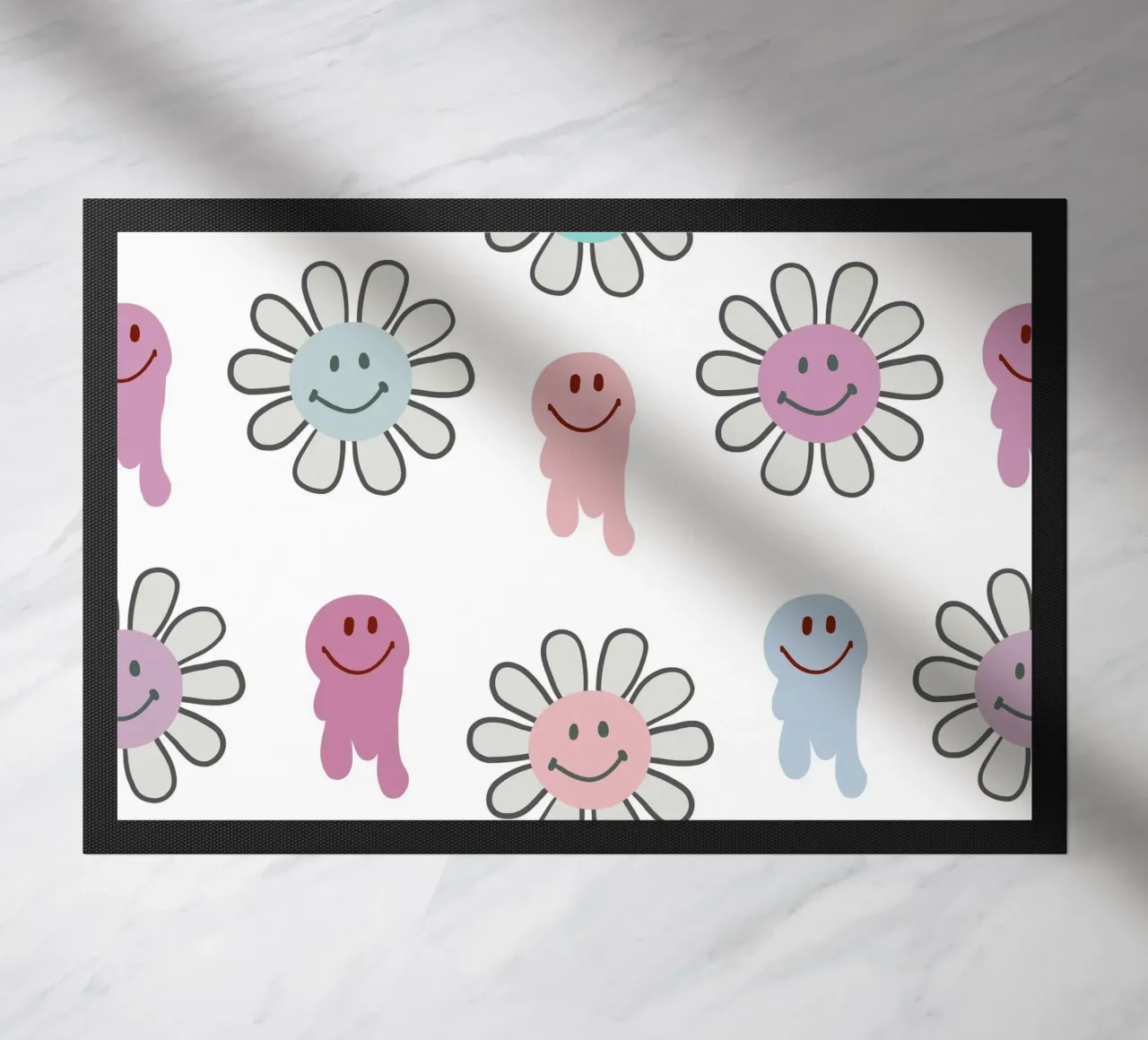 Y2K Pattern 2000s Aesthetic doormat by gulsengunel