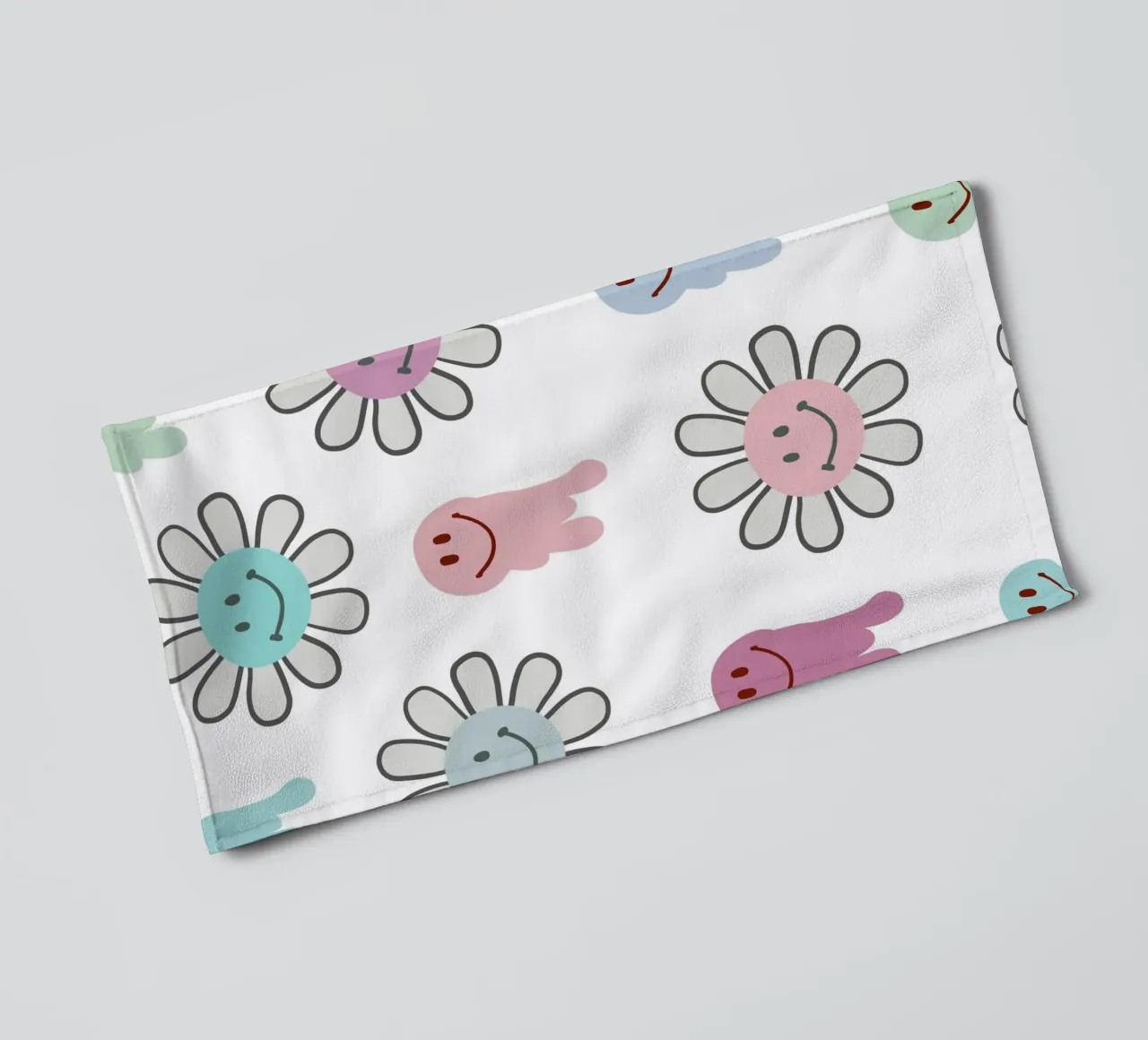 Y2K Pattern 2000s Aesthetic towel by gulsengunel