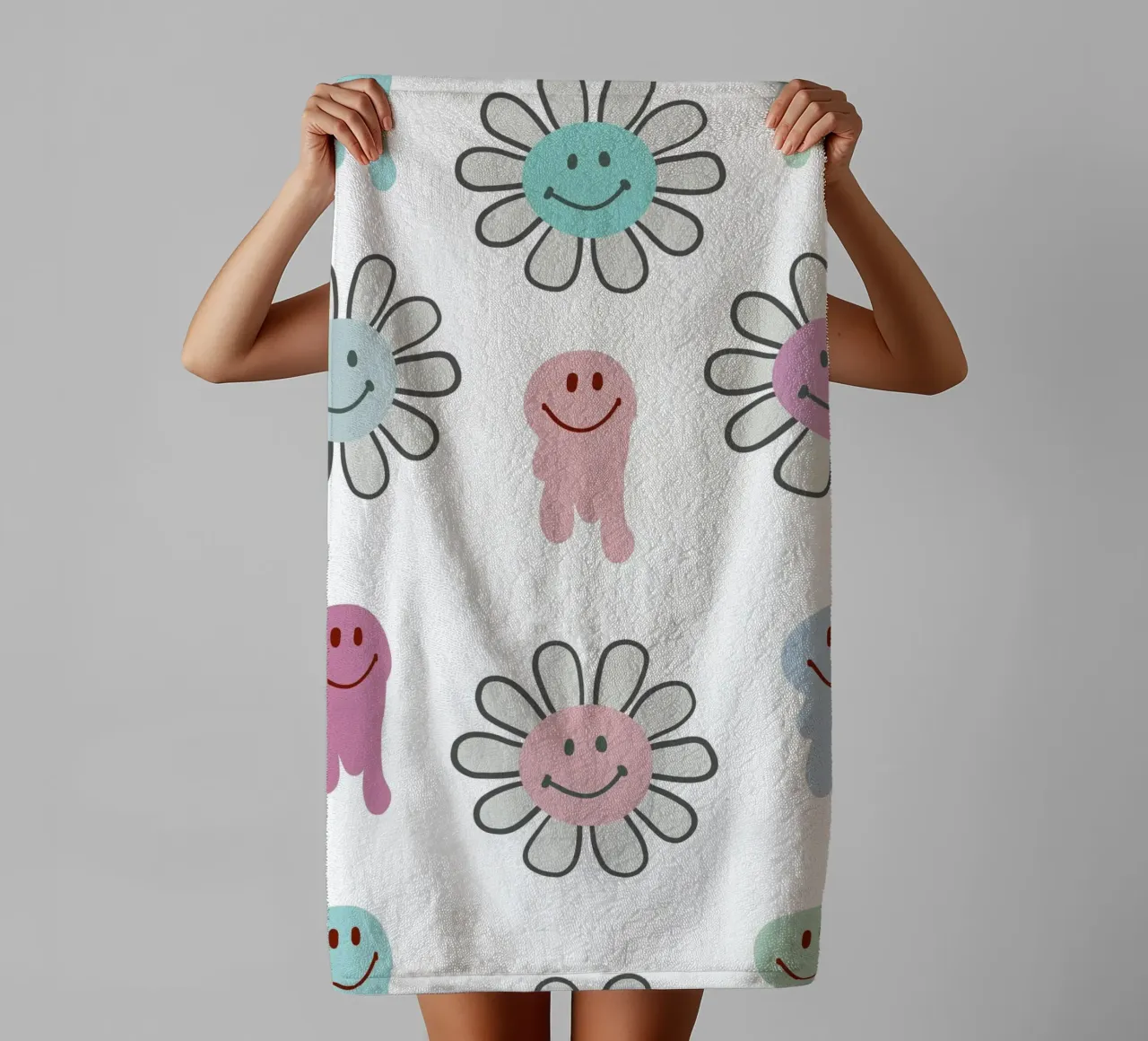 Y2K Pattern 2000s Aesthetic towel by gulsengunel