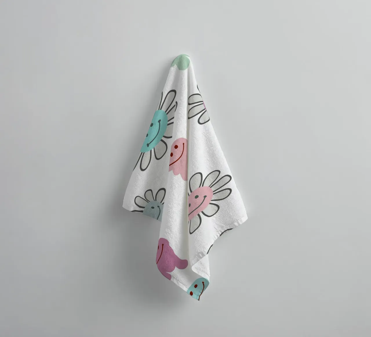 Y2K Pattern 2000s Aesthetic towel by gulsengunel