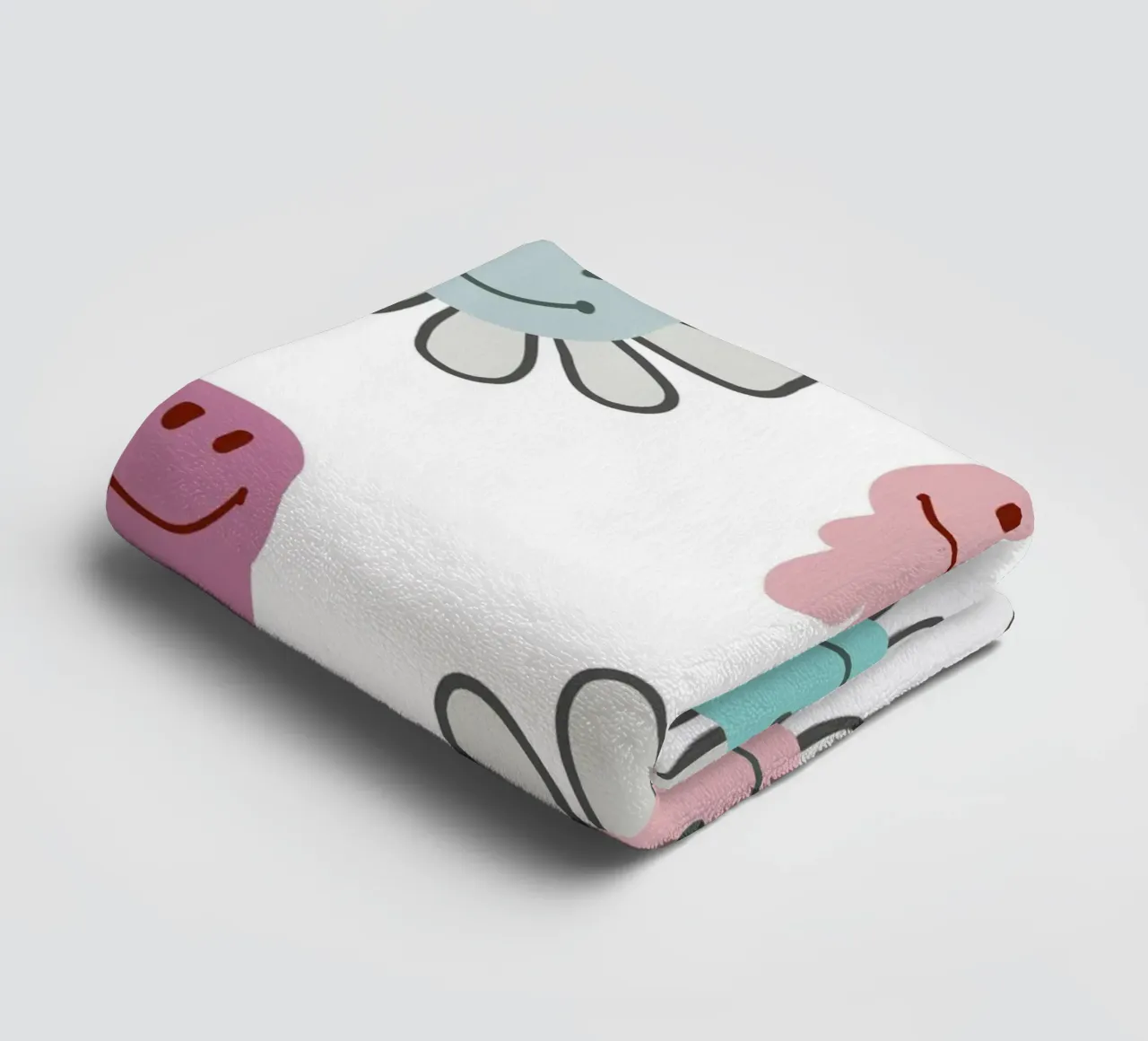 Y2K Pattern 2000s Aesthetic towel by gulsengunel