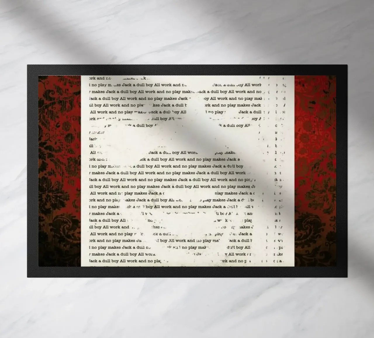 The Shining doormat by DinoMike