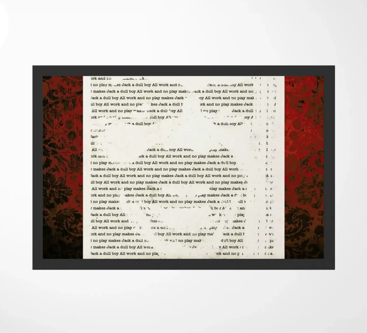 The Shining doormat by DinoMike