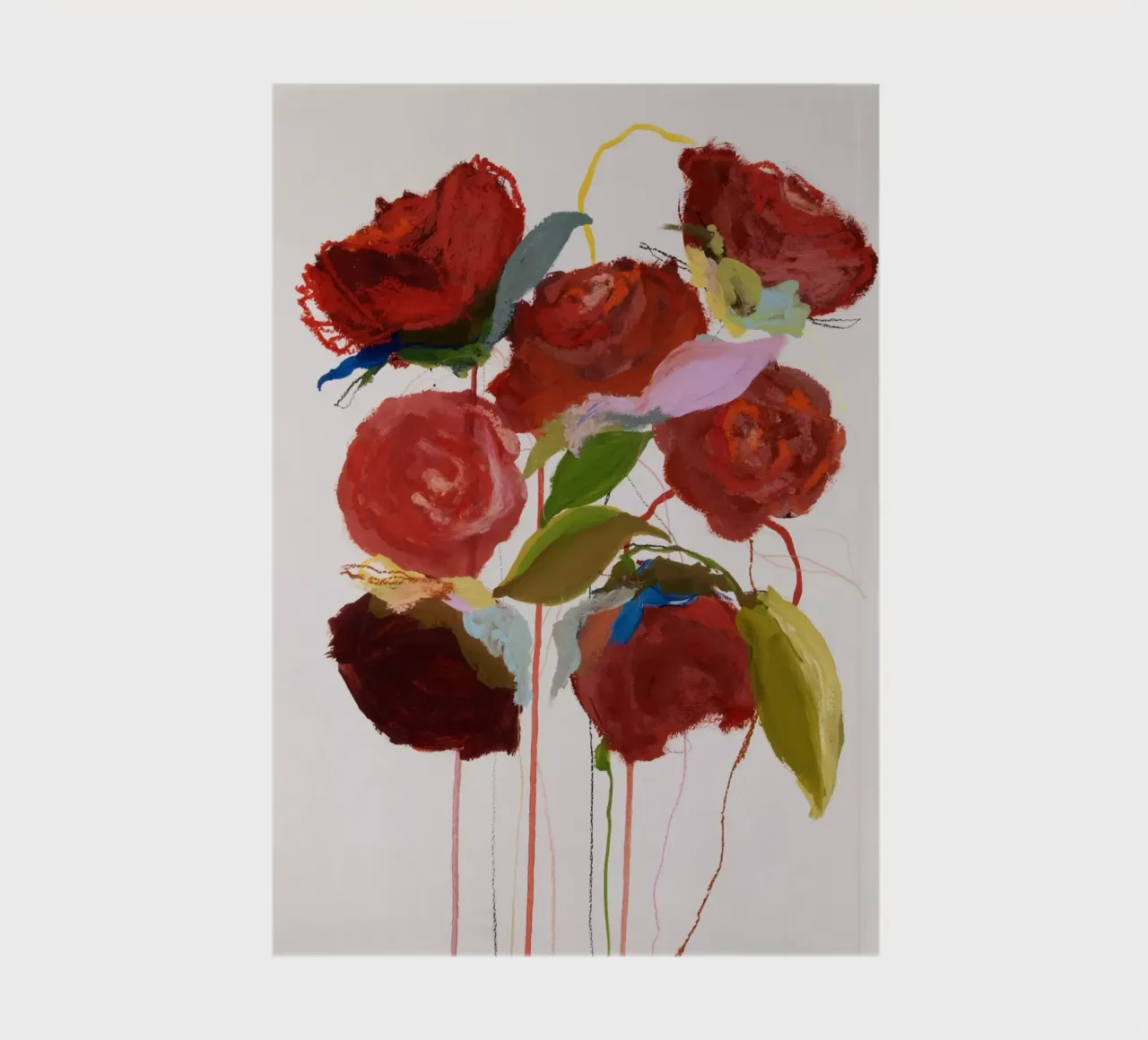 Bloom Series - Red Door notebook by Leigh Viner