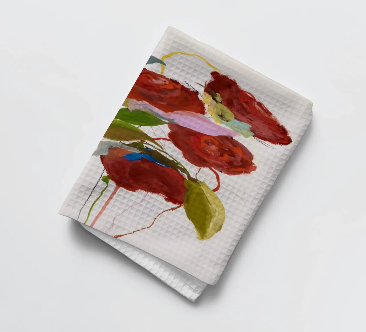 Bloom Series - Red Door canovaccio da cucina da Leigh Viner