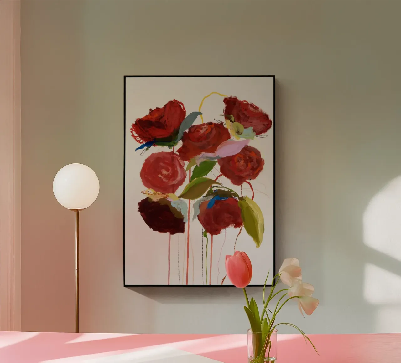 Bloom Series - Red Door plexiglass da Leigh Viner