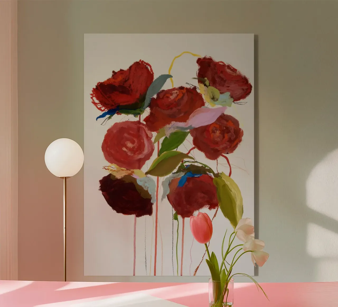 Bloom Series - Red Door plexiglass da Leigh Viner