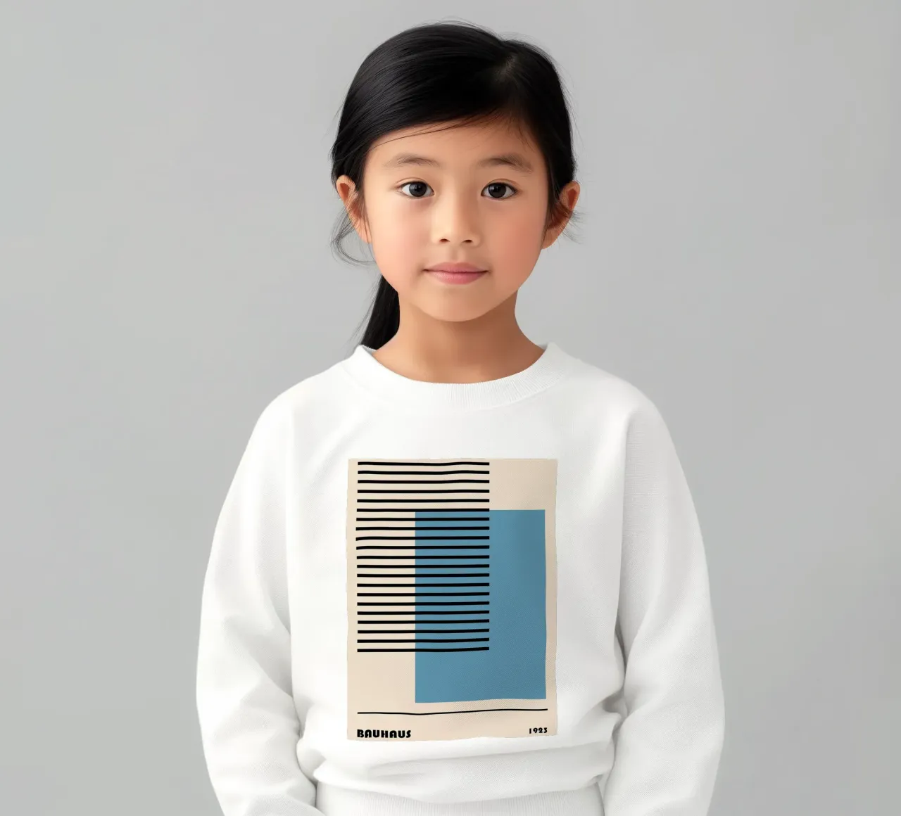Bauhaus 1923 Poster – Minimal Art Print Kinder Sweatshirt von Studio Vibe