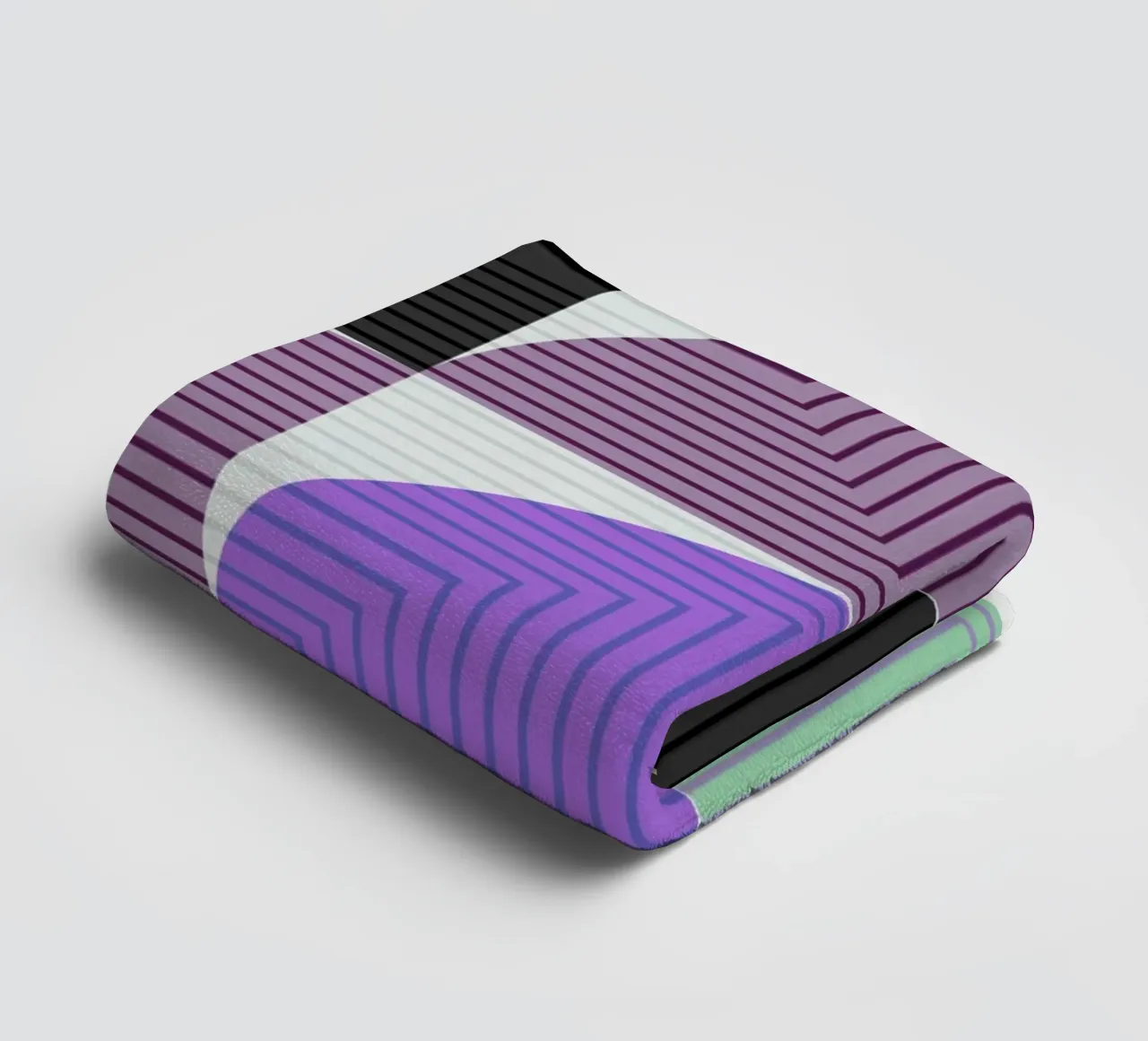 Bauhaus geometry art poster towel by Studio Vibe