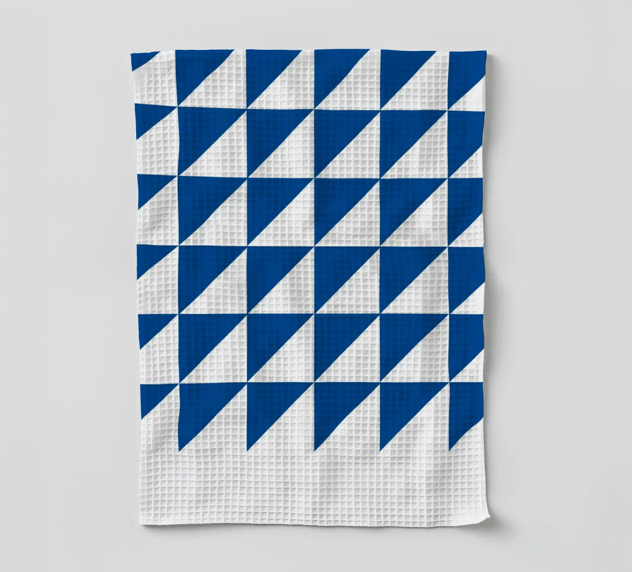 Triangoli blu - Poster geometrico Bauhaus canovaccio da cucina da Studio Vibe