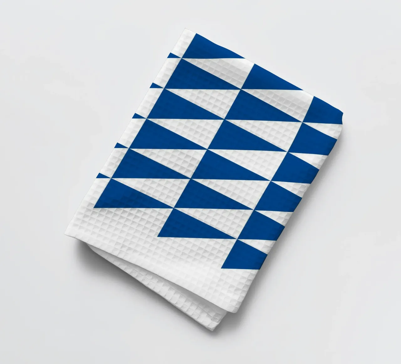 Triangoli blu - Poster geometrico Bauhaus canovaccio da cucina da Studio Vibe