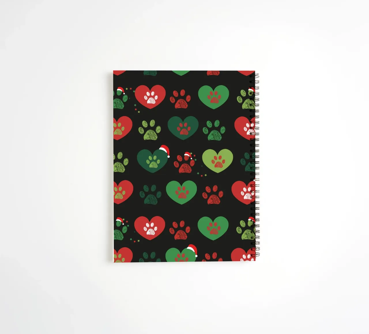 Merry Christmas and Happy new year spiral notebook by gulsengunel