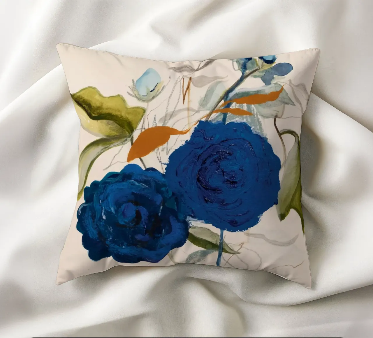 Bloom Series - Waking up Kissen von Leigh Viner