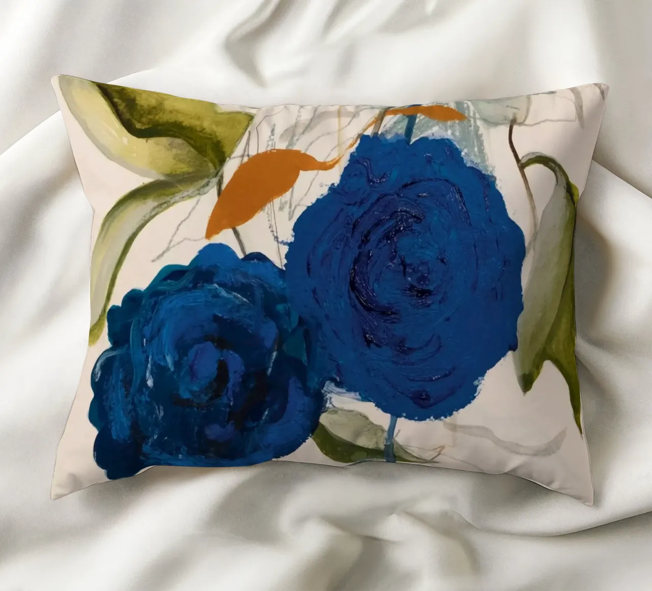 Bloom Series - Waking up Kissen von Leigh Viner