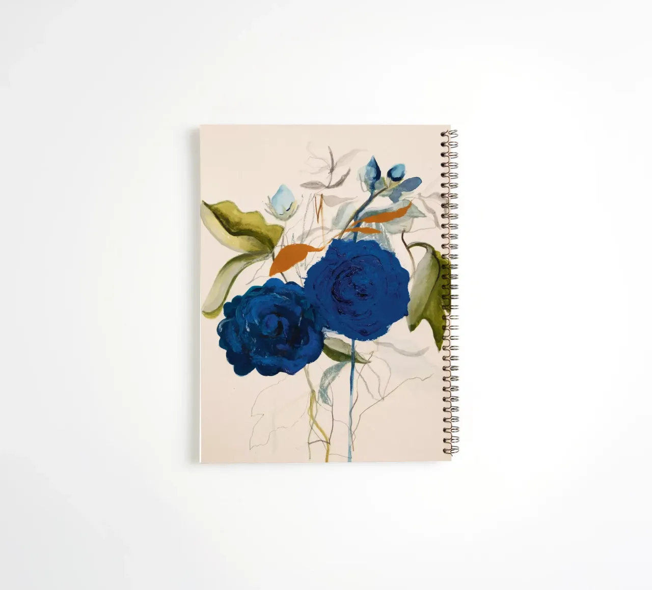 Bloom Series - Waking up spiral notebook by Leigh Viner