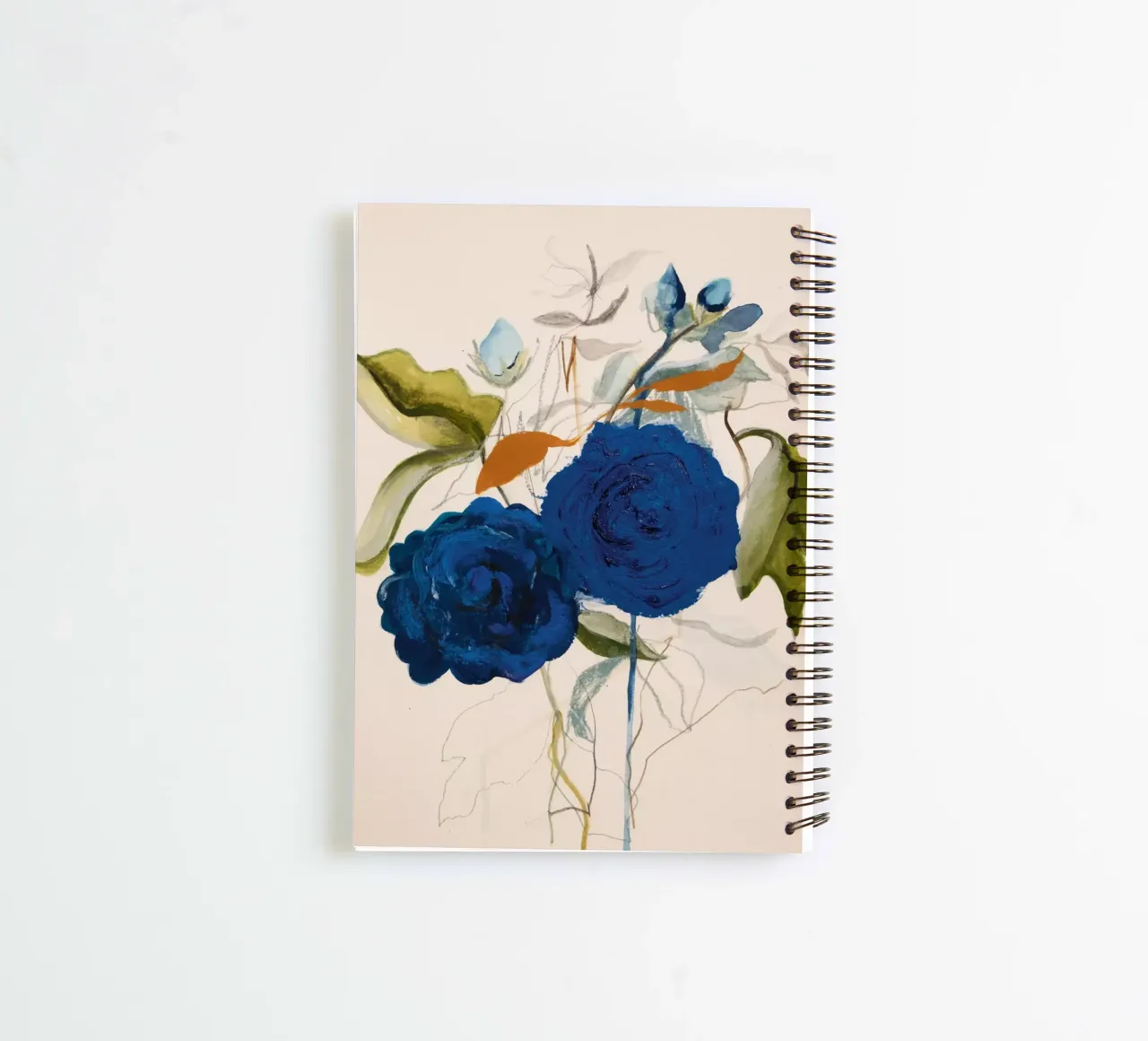 Bloom Series - Waking up spiral notebook by Leigh Viner