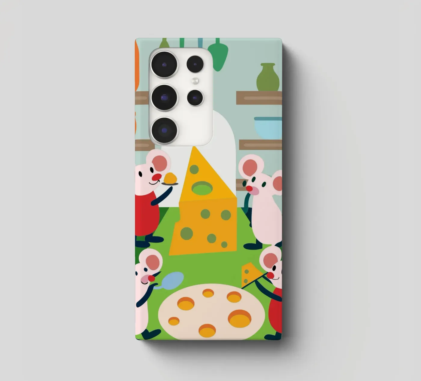 Il topo mangia il formaggio cover samsung da CUTE ANIMALS