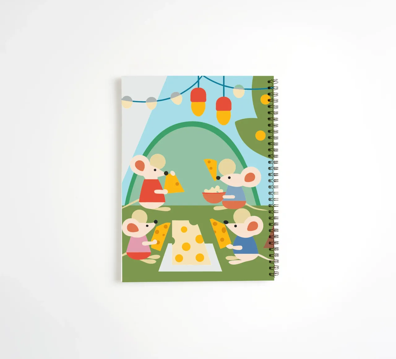 Maus isst Käse Ringbuch von CUTE ANIMALS