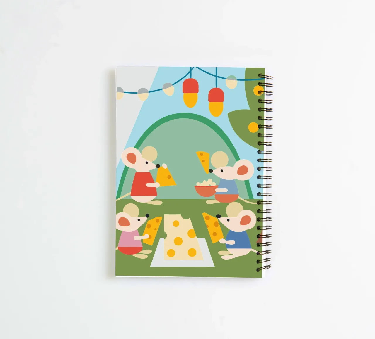 Maus isst Käse Ringbuch von CUTE ANIMALS
