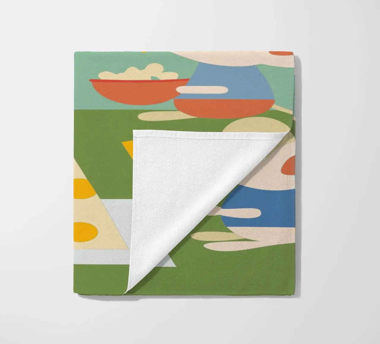 Muis eet kaas strandhanddoek van CUTE ANIMALS