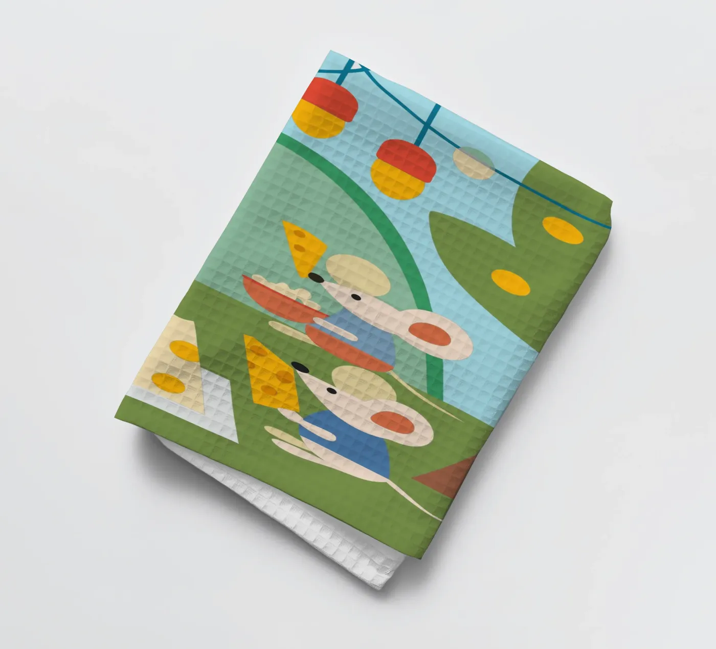 La souris mange du fromage torchon de CUTE ANIMALS