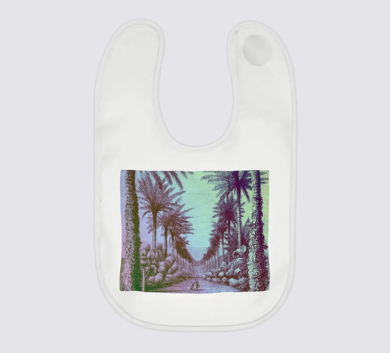 Palm Pop | Press Play Art Print Remix bavaglino da Press Play Art Prints