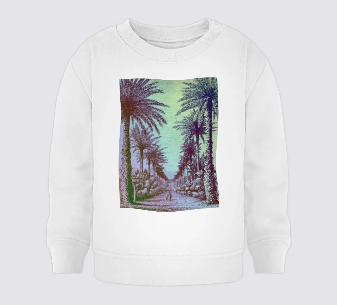 Palm Pop | Press Play Art Print Remix felpa neonato da Press Play Art Prints
