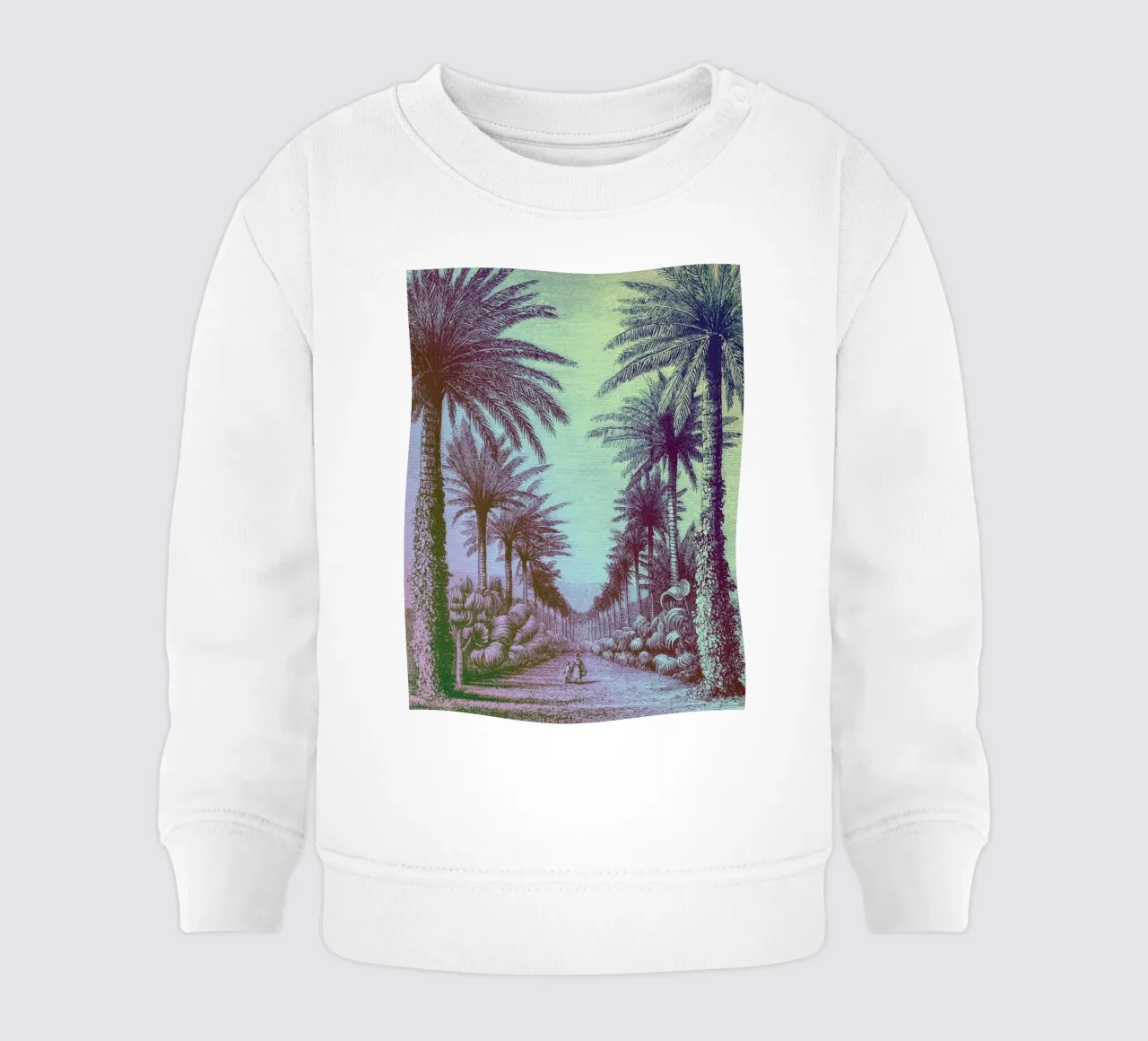 Palm Pop | Press Play Art Print Remix felpa neonato da Press Play Art Prints