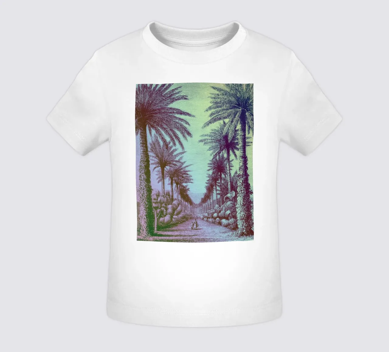 Palm Pop | Press Play Art Print Remix maglietta neonato da Press Play Art Prints