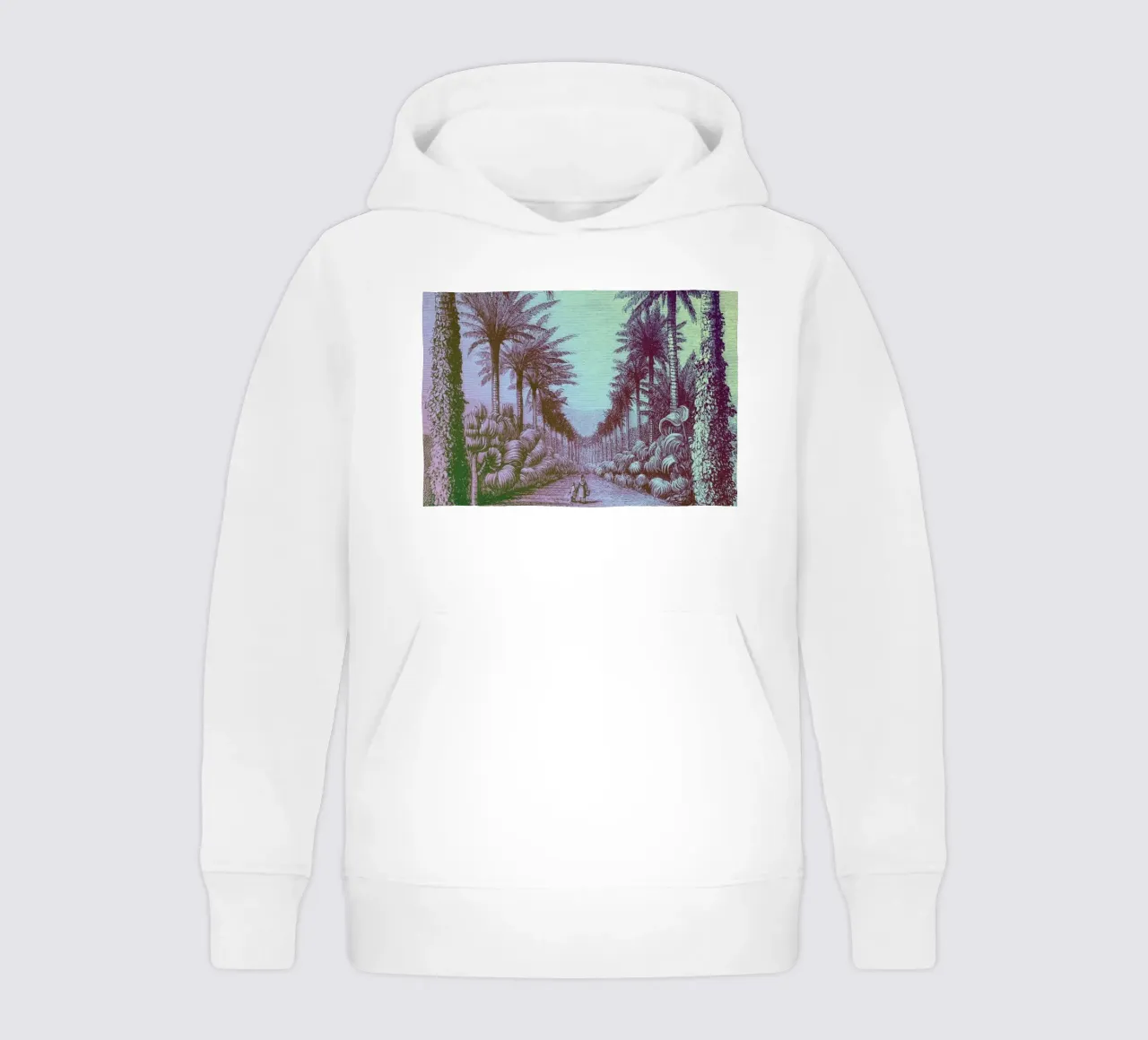 Palm Pop | Press Play Art Print Remix felpa bambino con cappuccio da Press Play Art Prints