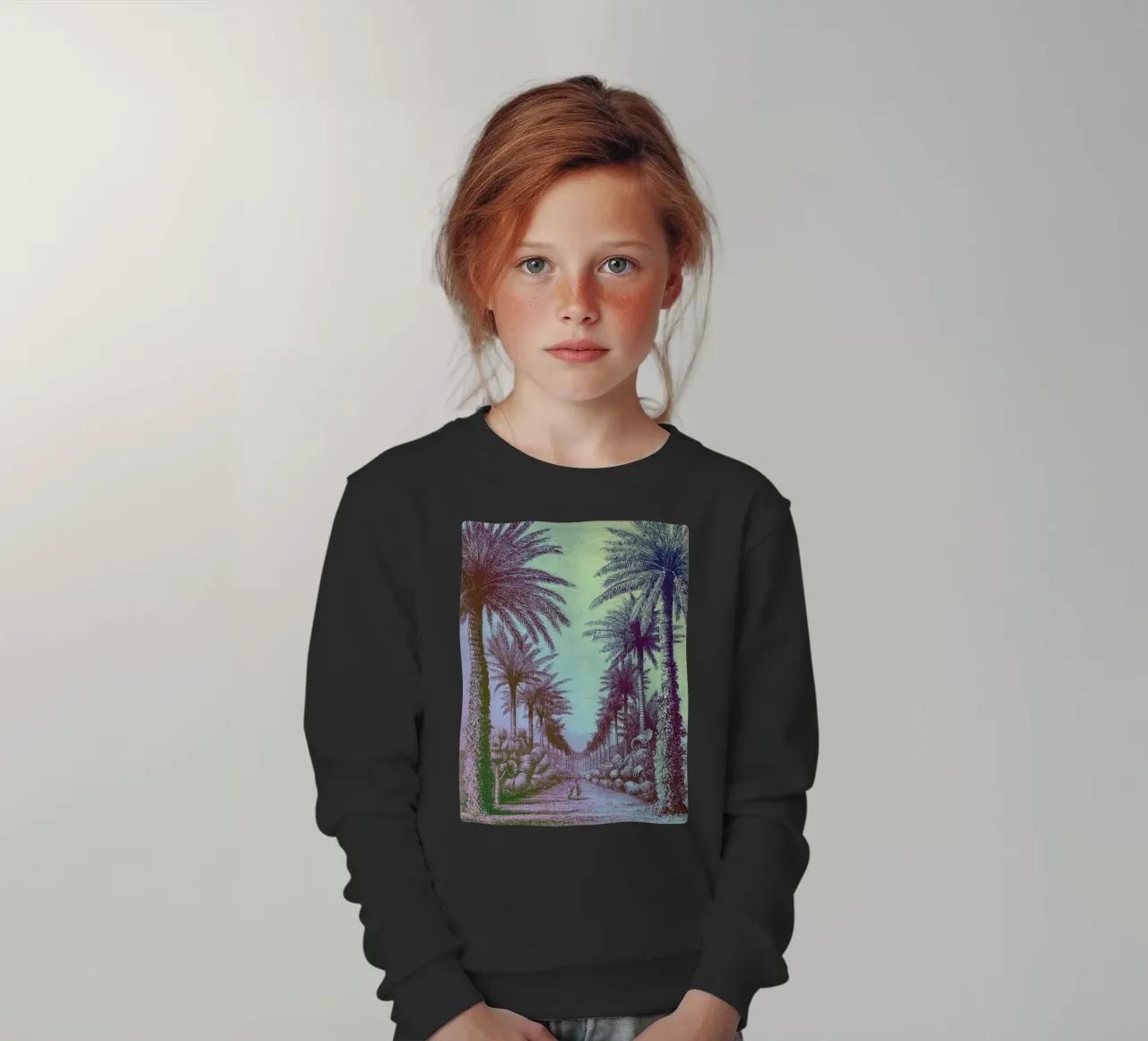 Palm Pop | Press Play Art Print Remix felpa bambino da Press Play Art Prints