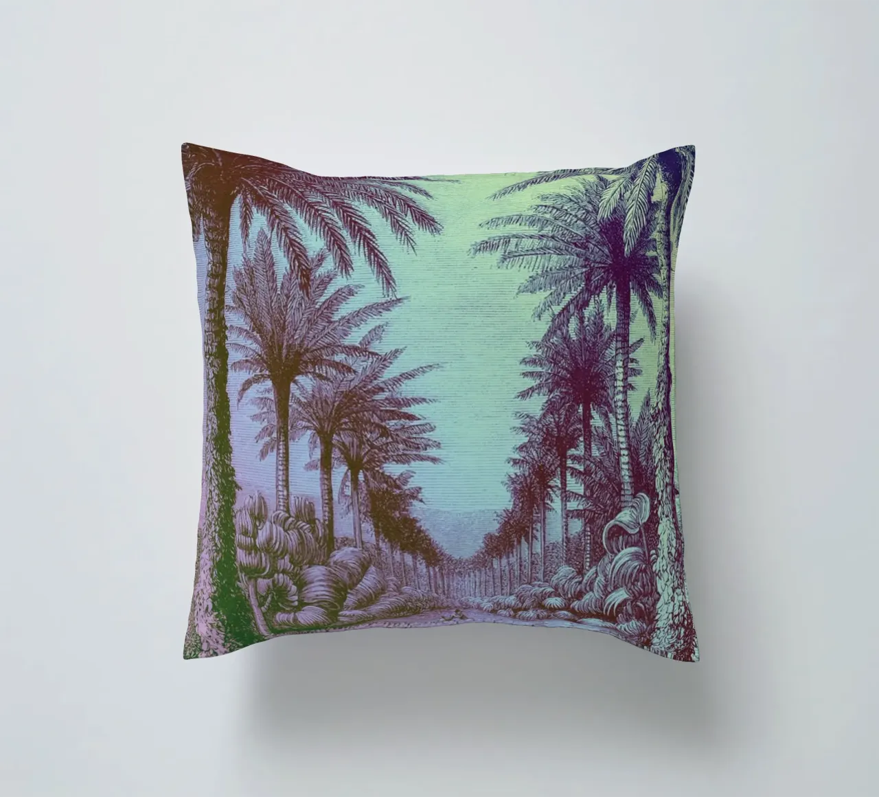 Palm Pop | Press Play Art Print Remix cuscino da Press Play Art Prints