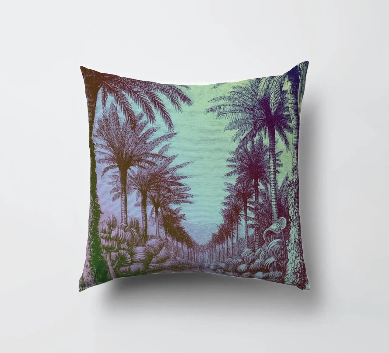 Palm Pop | Press Play Art Print Remix cuscino da Press Play Art Prints