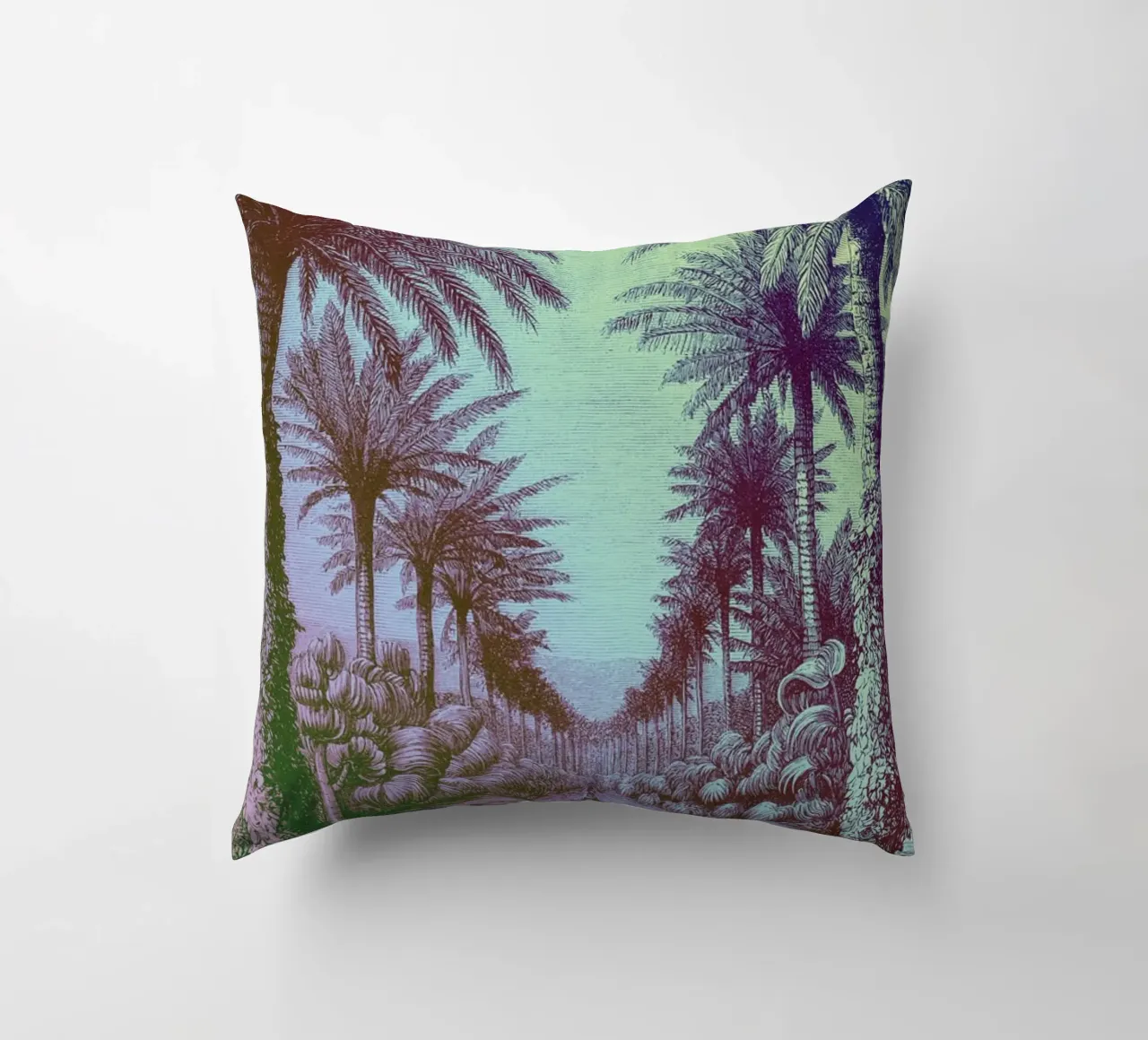 Palm Pop | Press Play Art Print Remix cuscino da Press Play Art Prints