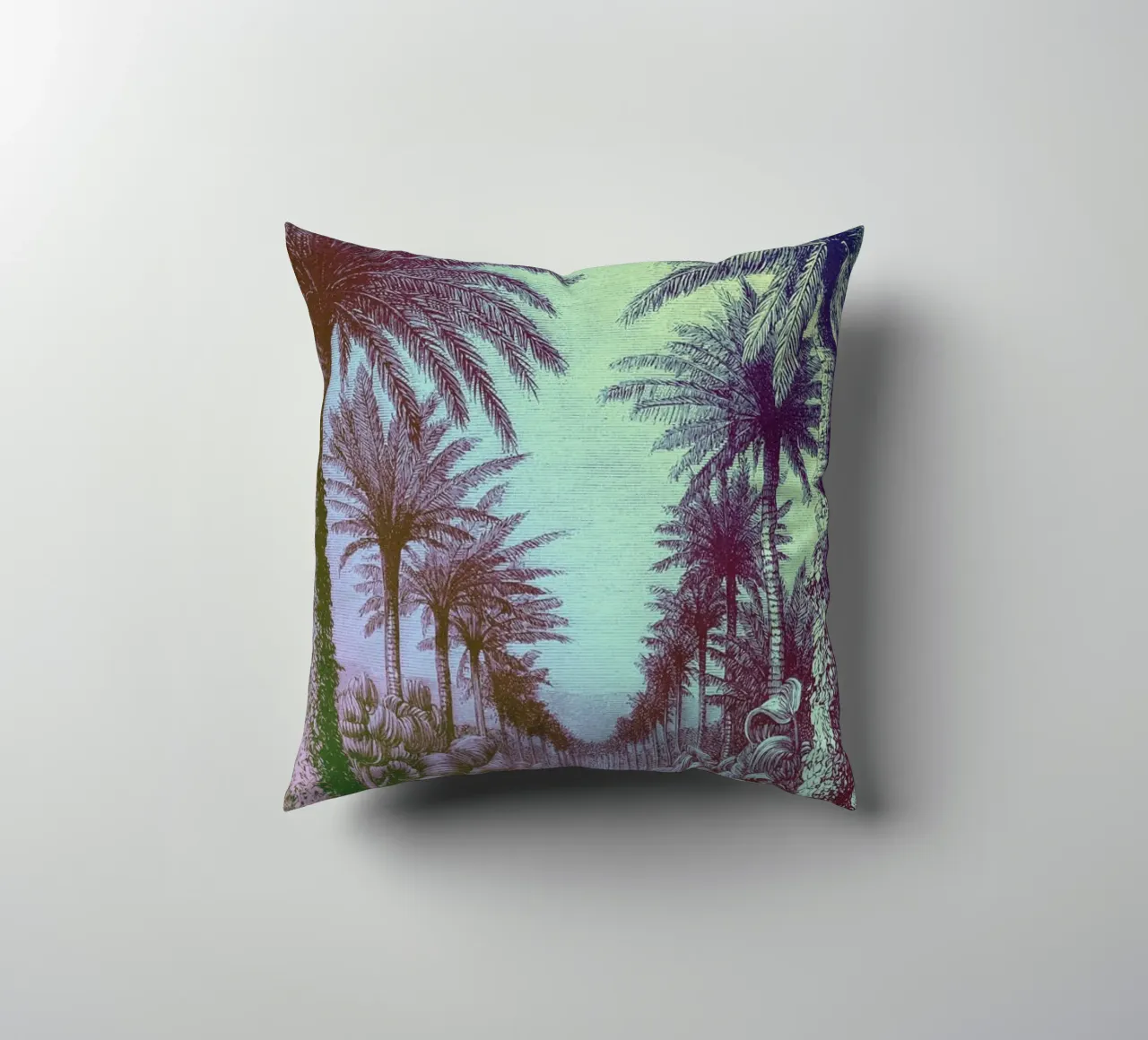 Palm Pop | Press Play Art Print Remix cuscino da Press Play Art Prints