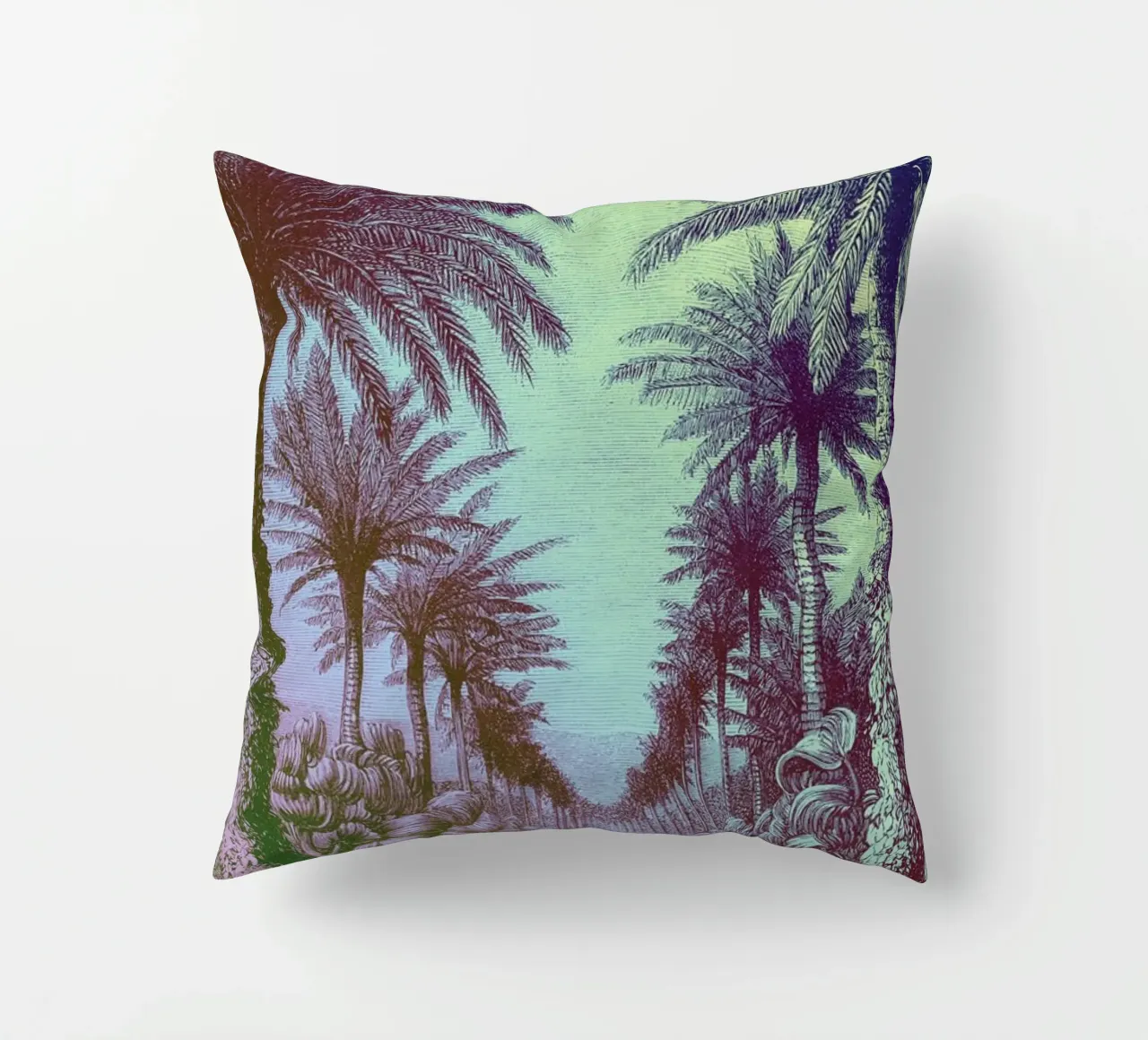 Palm Pop | Press Play Art Print Remix cuscino da Press Play Art Prints