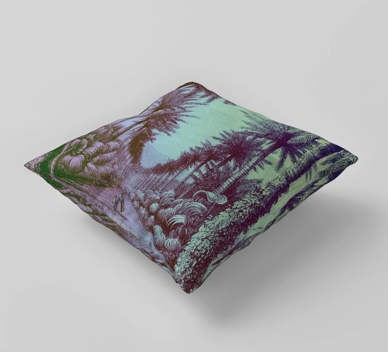 Palm Pop | Press Play Art Print Remix cuscino da Press Play Art Prints
